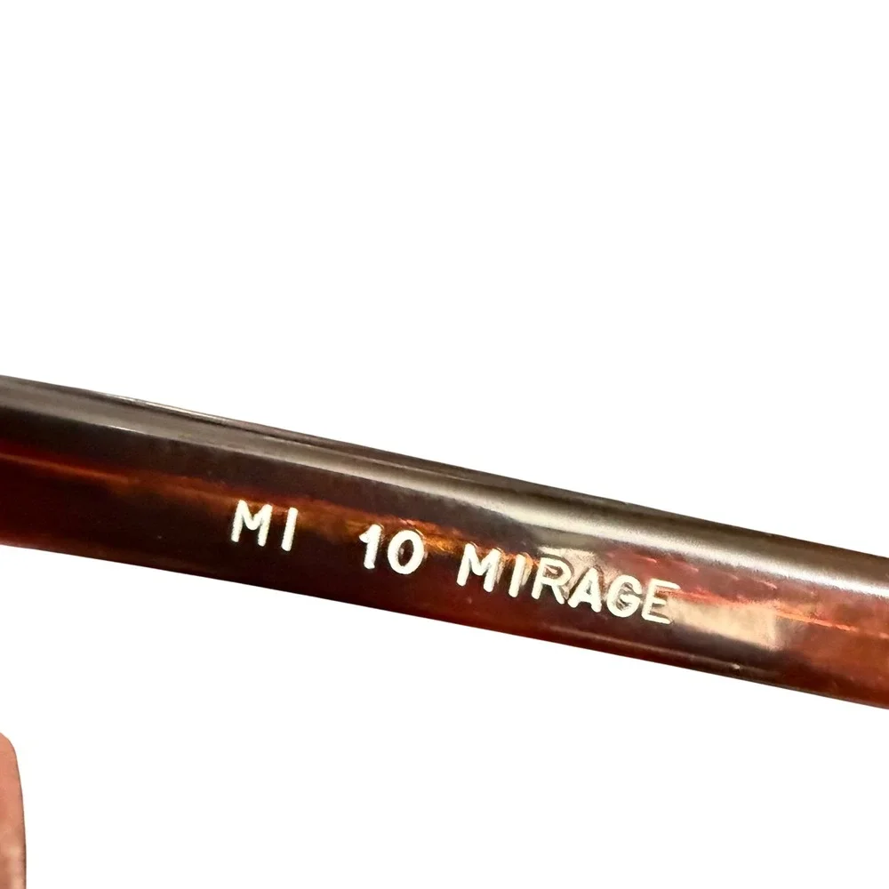 Vintage Costa Del Mar Mirage MI-10 Sunglasses Tortoise Shell Brown Lens